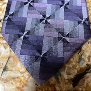 ARROW Purple Geometric Men's Tie